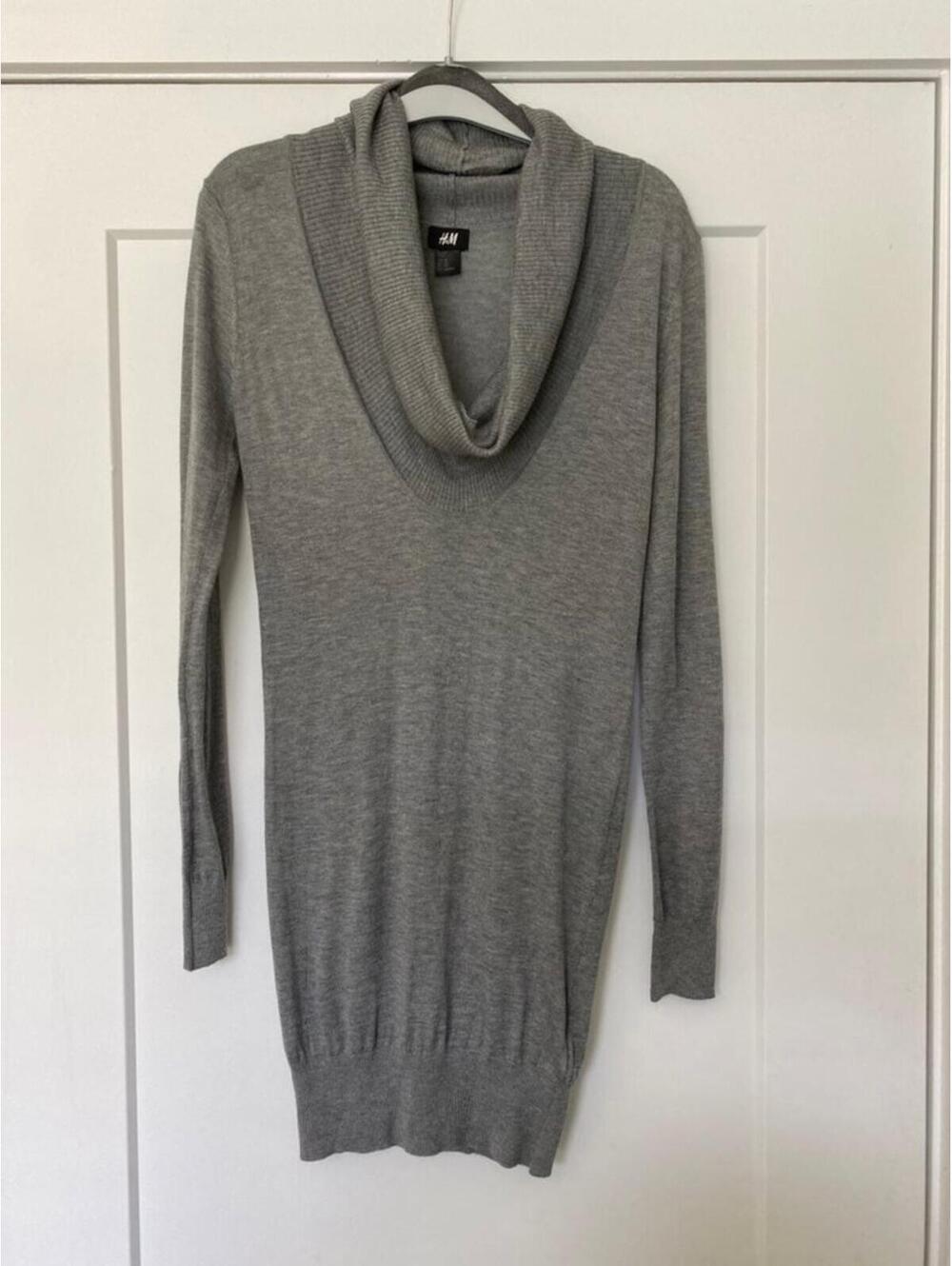 H&M Grey Cowl Neck Sweater NWT
